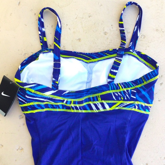 Nike Blue Performance Swimsuit - Picture 4 of 7